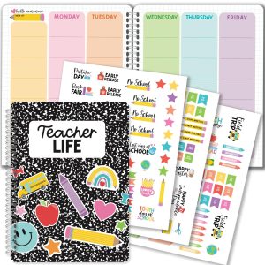 Notebook Undated Teacher Planner | 2025-2026 | Teaching Supplies - Notebook