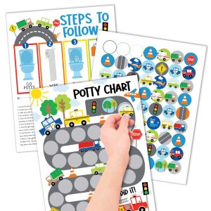 Potty Training Chart | Sticker Charts | Early Education - Transportation